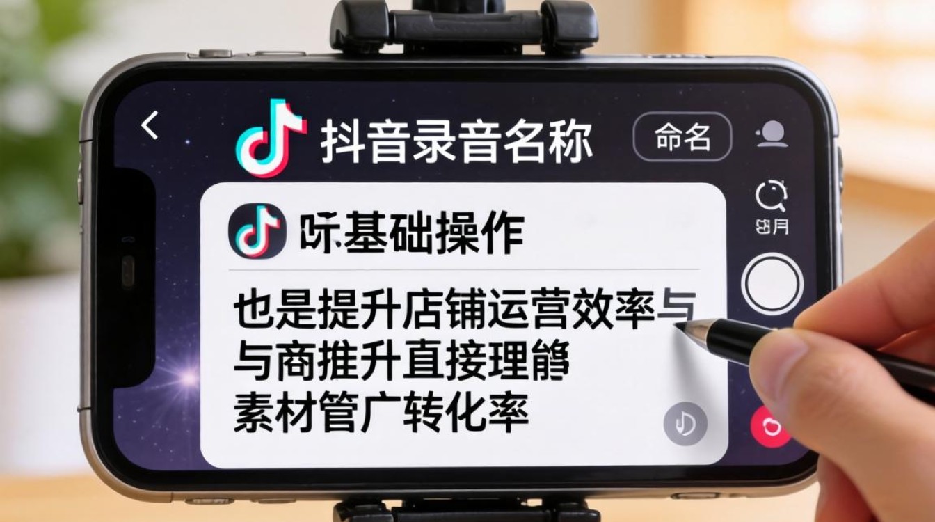 抖音录音名称怎么改变