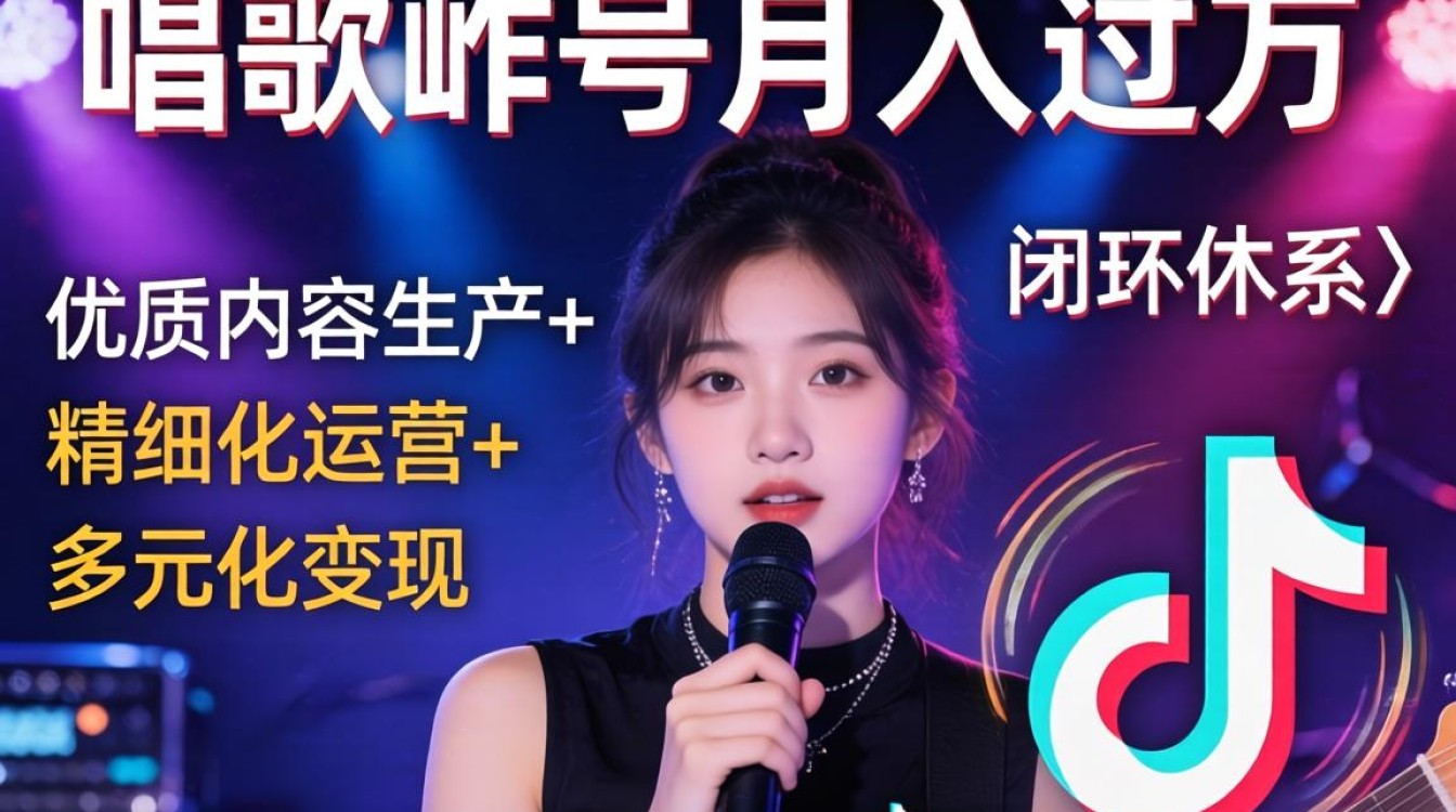 抖音唱歌变现如何月入过万