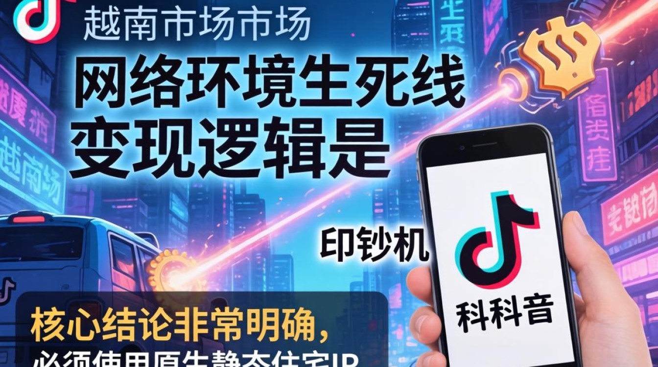 越南TikTok网络搭建与出海变现教程