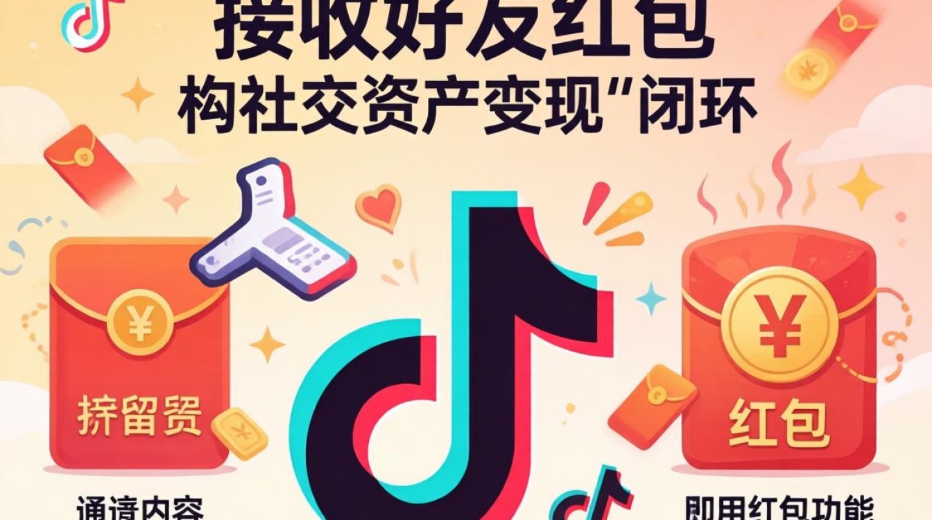 抖音怎么接收好友红包