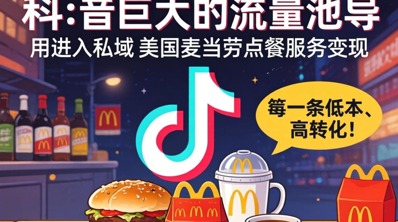 美国麦当劳点餐tiktok怎么变现