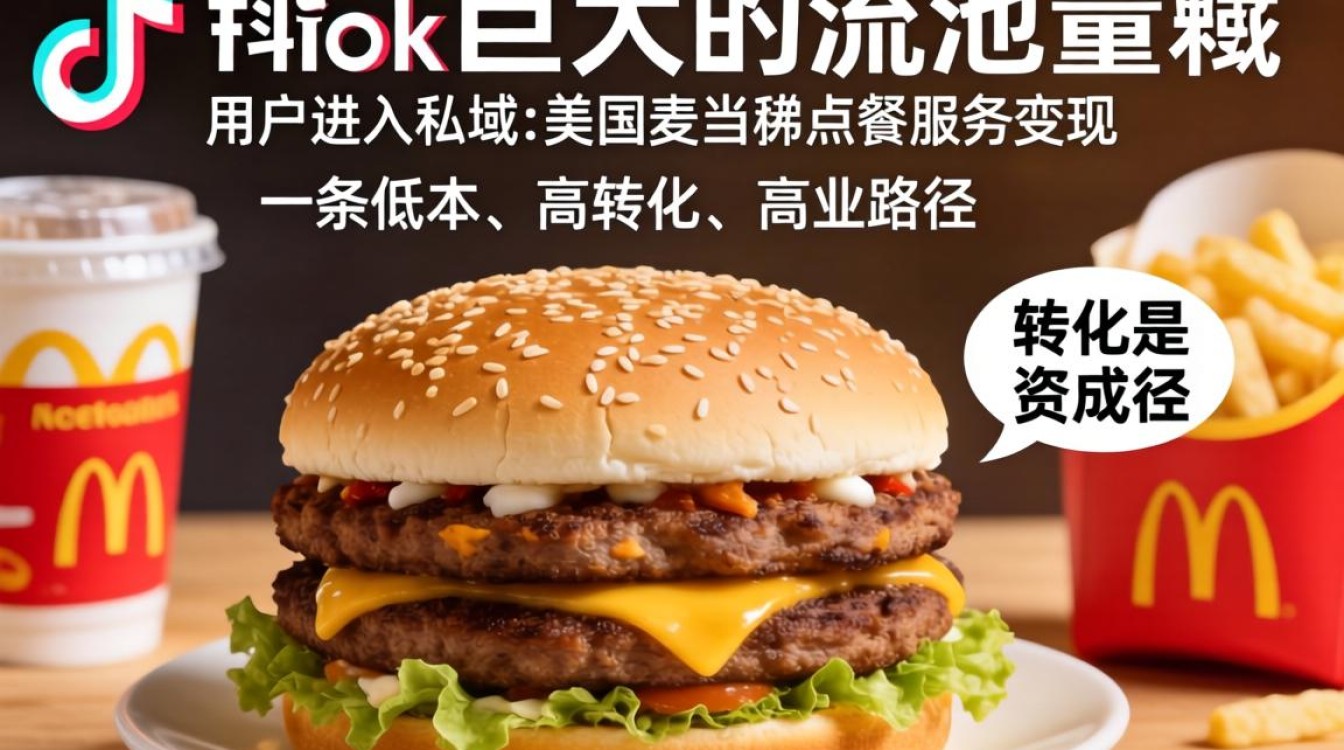 美国麦当劳点餐tiktok怎么变现