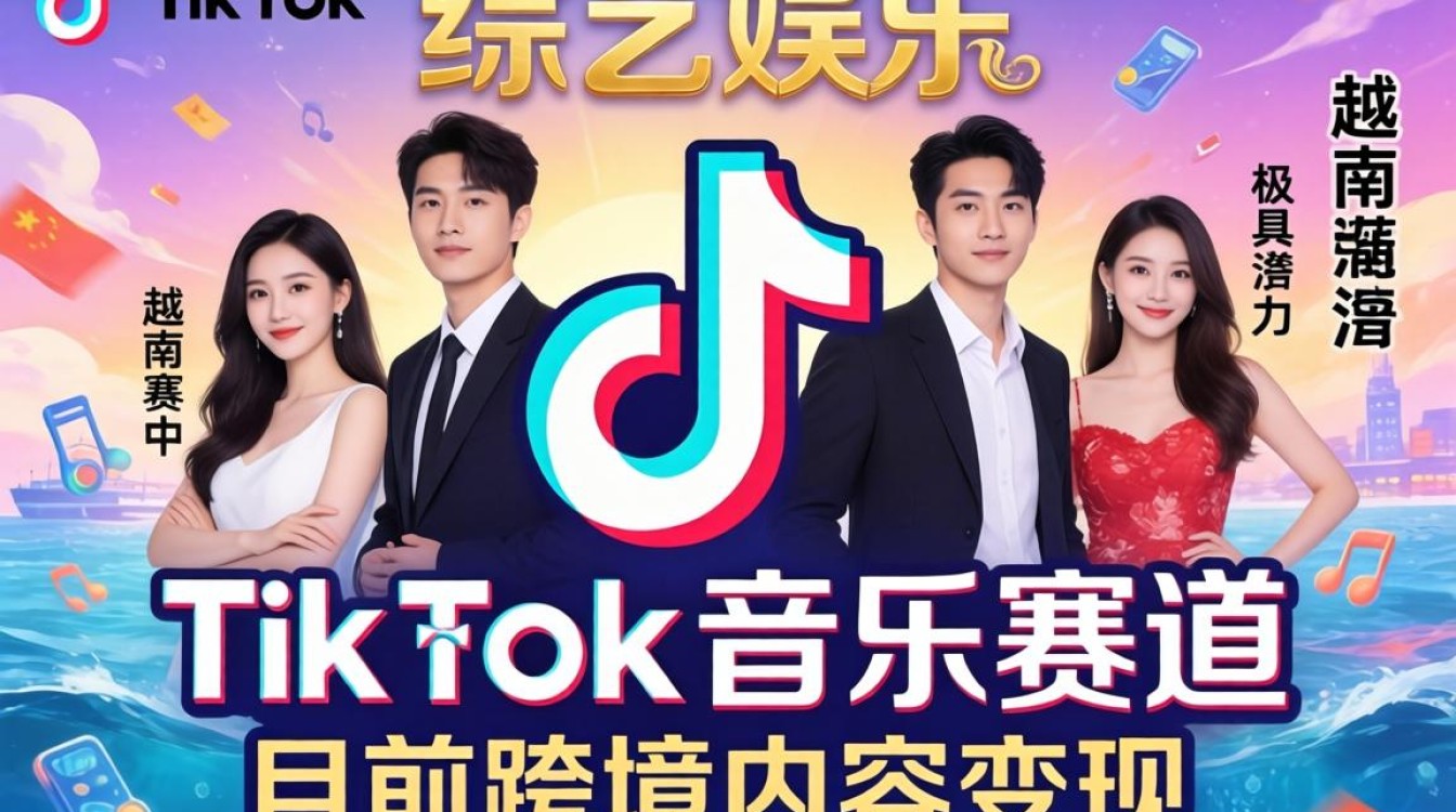 越南综艺Tiktok音乐内容变现技巧