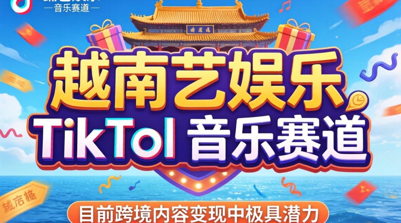 越南综艺Tiktok音乐内容变现技巧