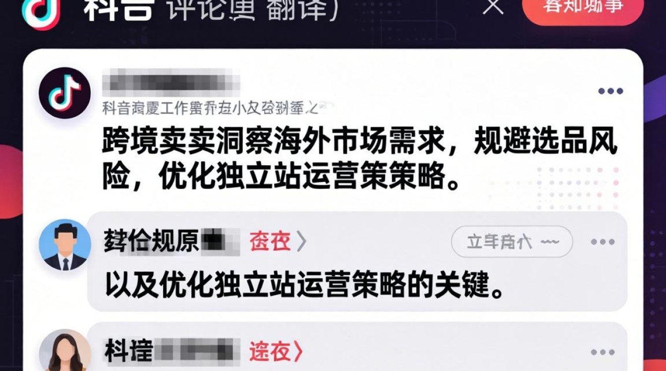 TikTok评论翻译功能在哪里找