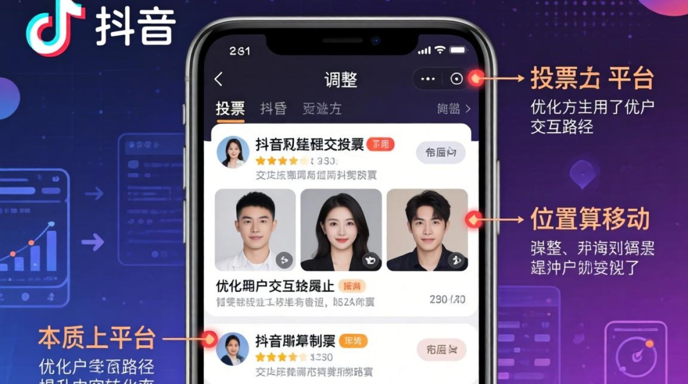 抖音投票怎么移最右边了