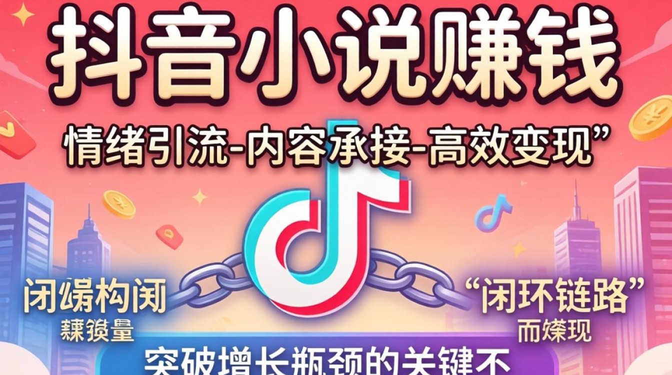 抖音推小说怎么变现最赚钱