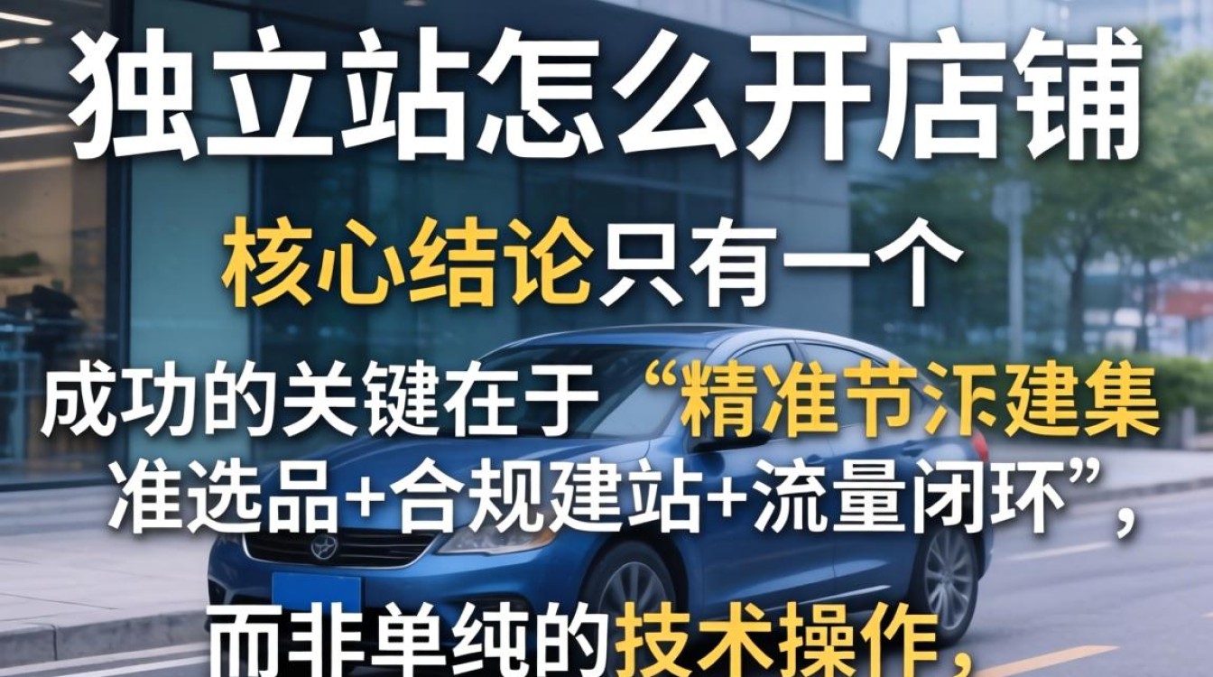 新手独立站开店流程详解