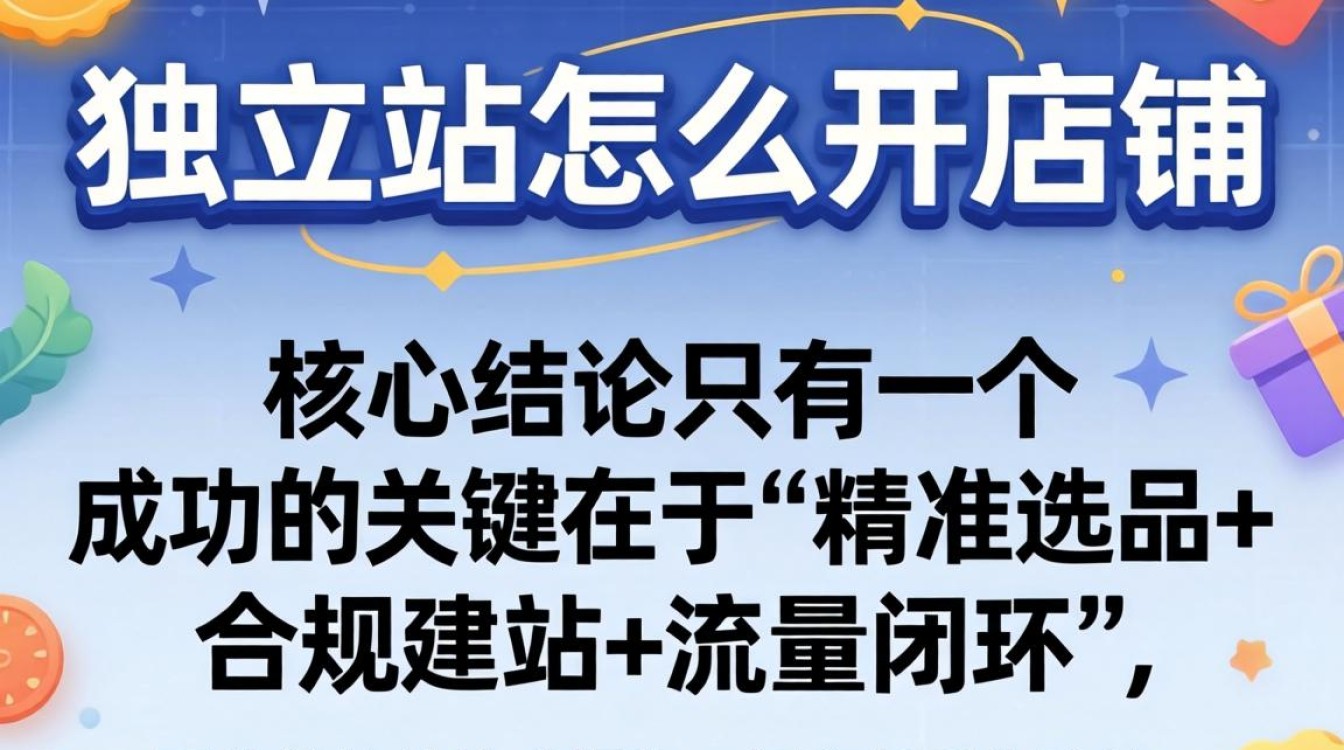 新手独立站开店流程详解