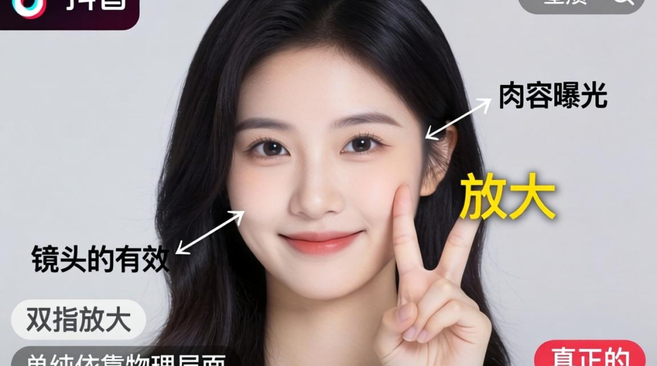 怎么让抖音的镜头放大点