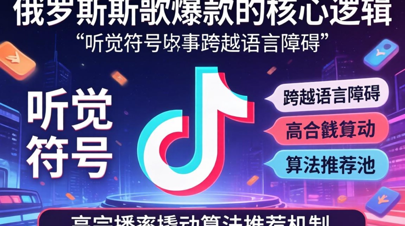 抖音tiktok俄语歌流量池突破算法解析
