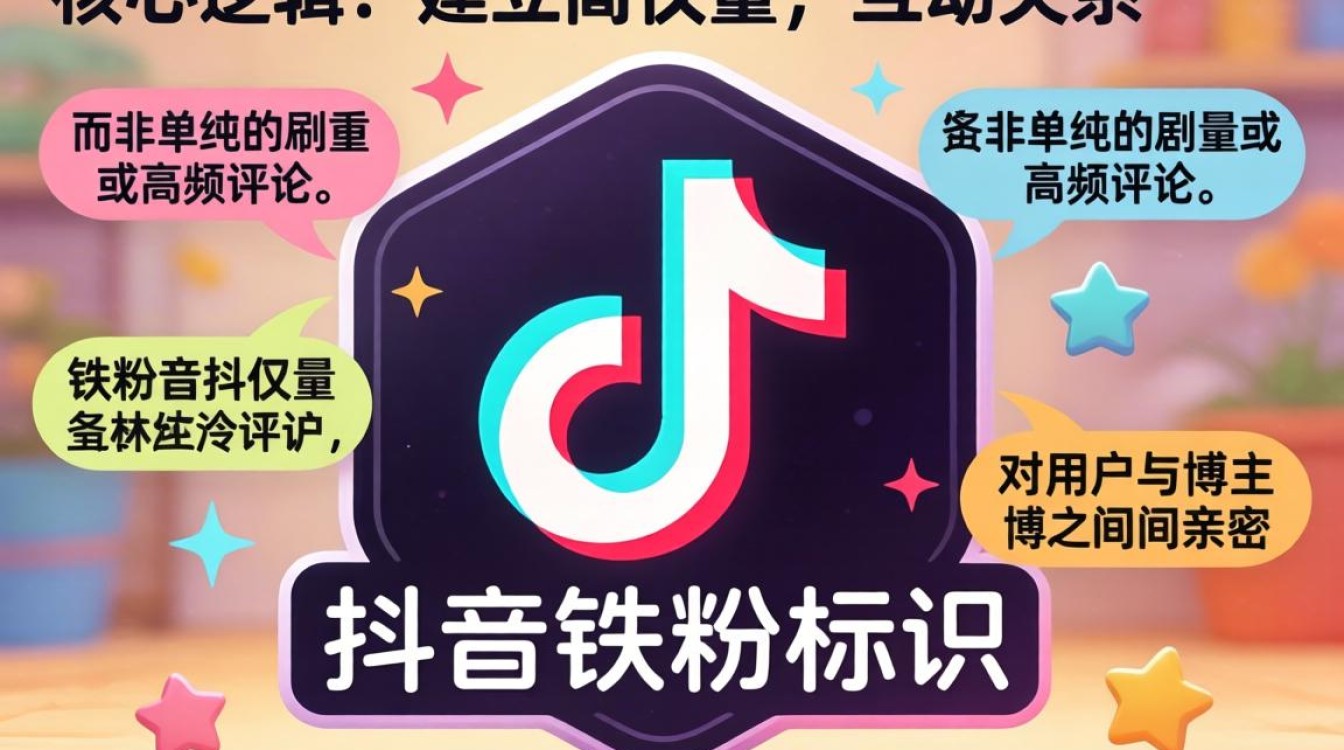 抖音中铁粉标识怎么弄