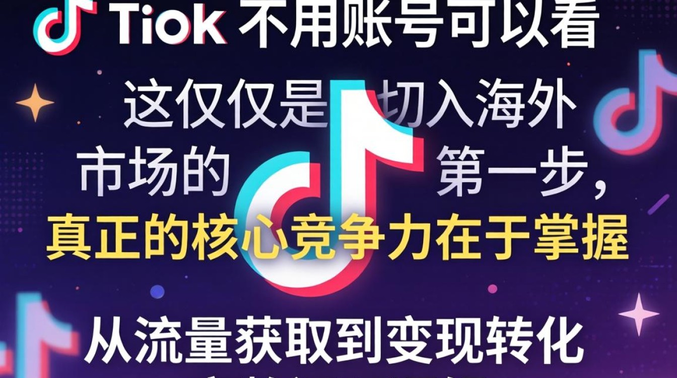 TikTok不用账号可以看吗?海外市场变现技巧有哪些 TikTok不用账号可以看吗