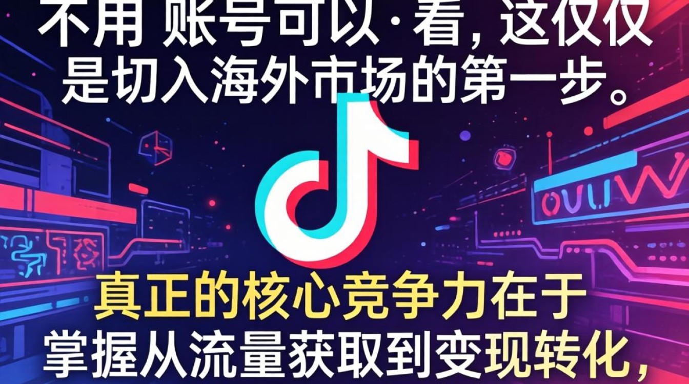 TikTok不用账号可以看吗?海外市场变现技巧有哪些 TikTok不用账号可以看吗
