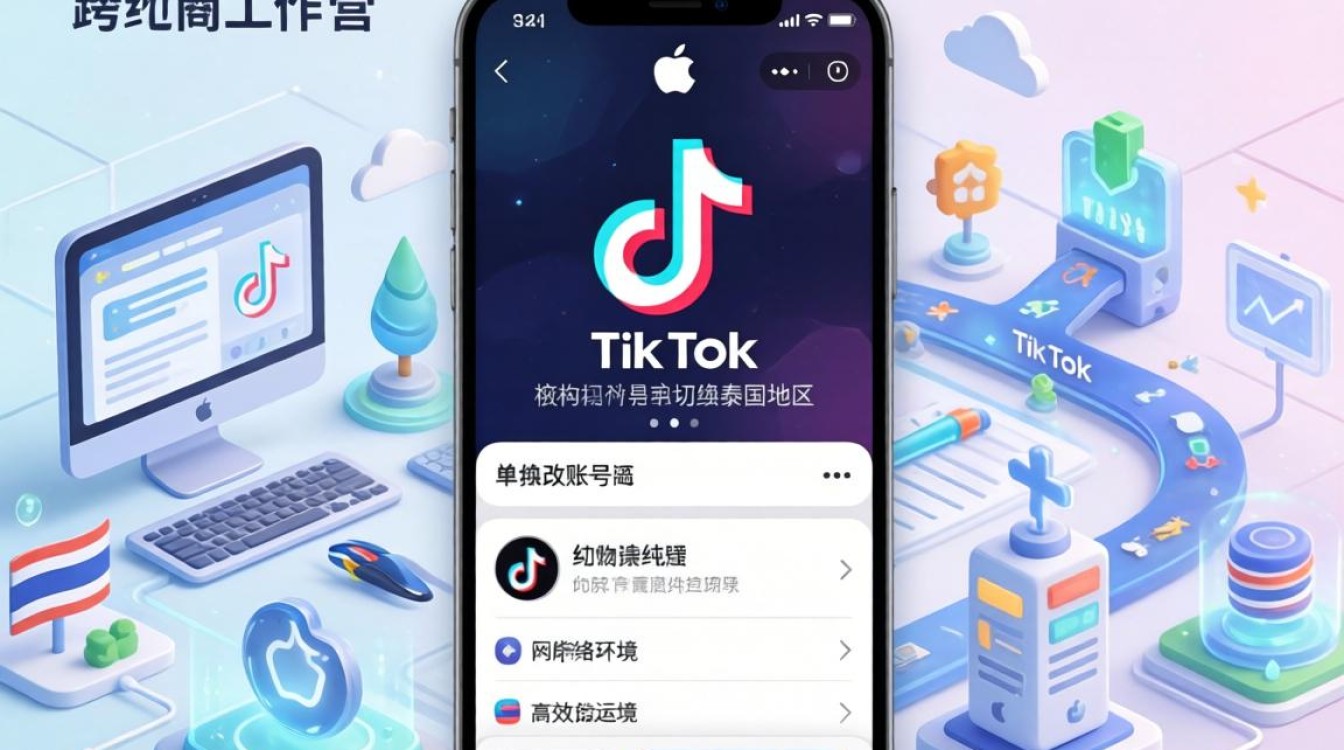 苹果手机tiktok怎么切换泰国