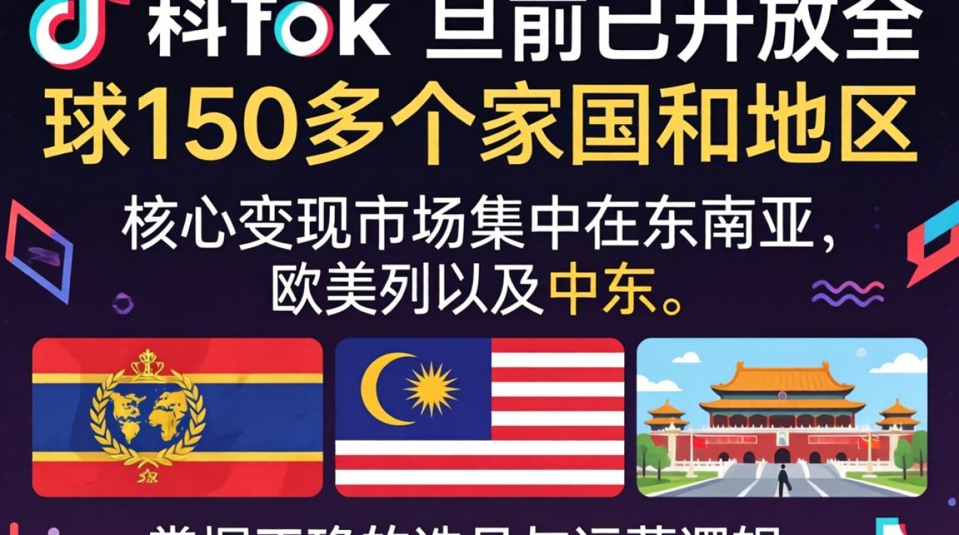 TikTok开放了哪个国家