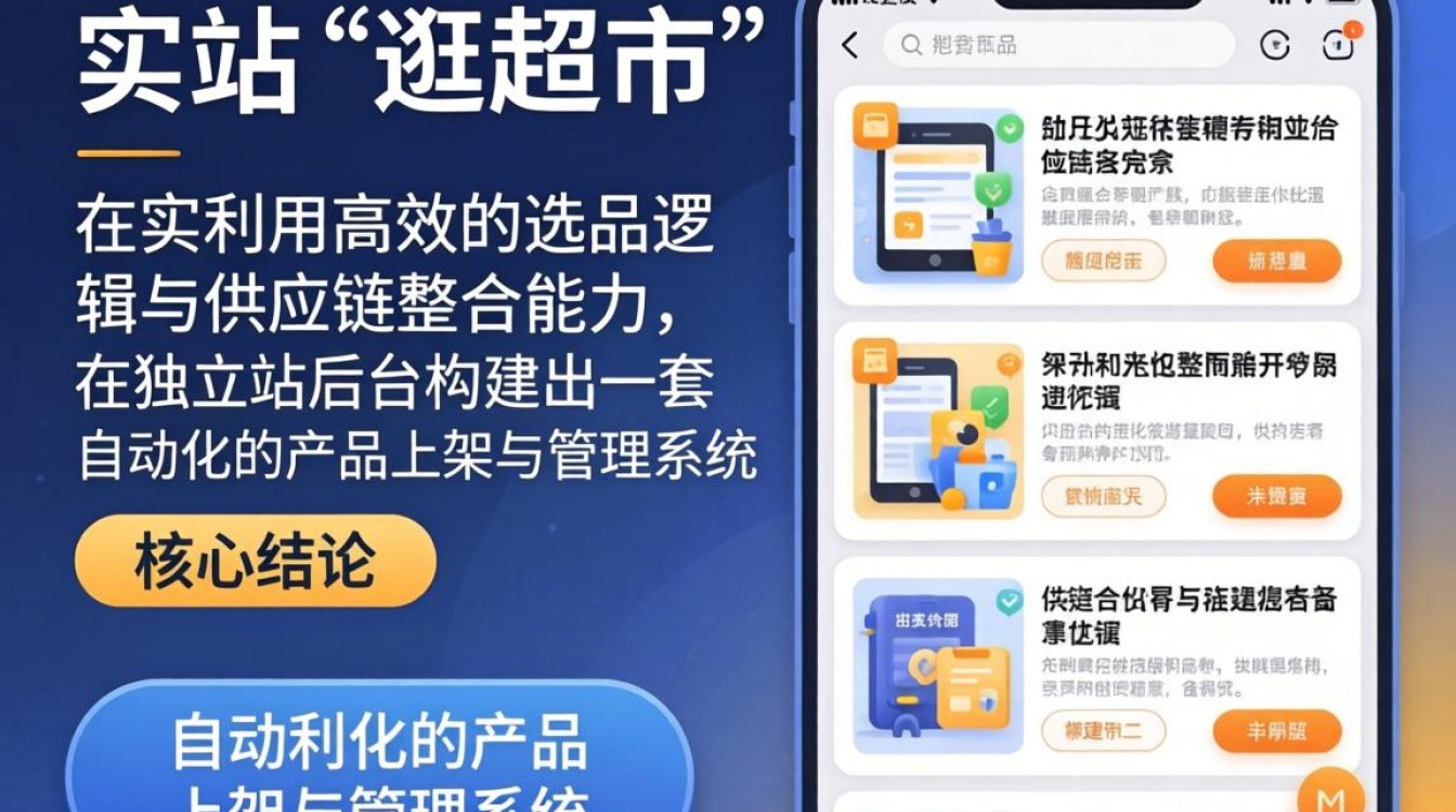 独立站逛超市详细操作步骤教学