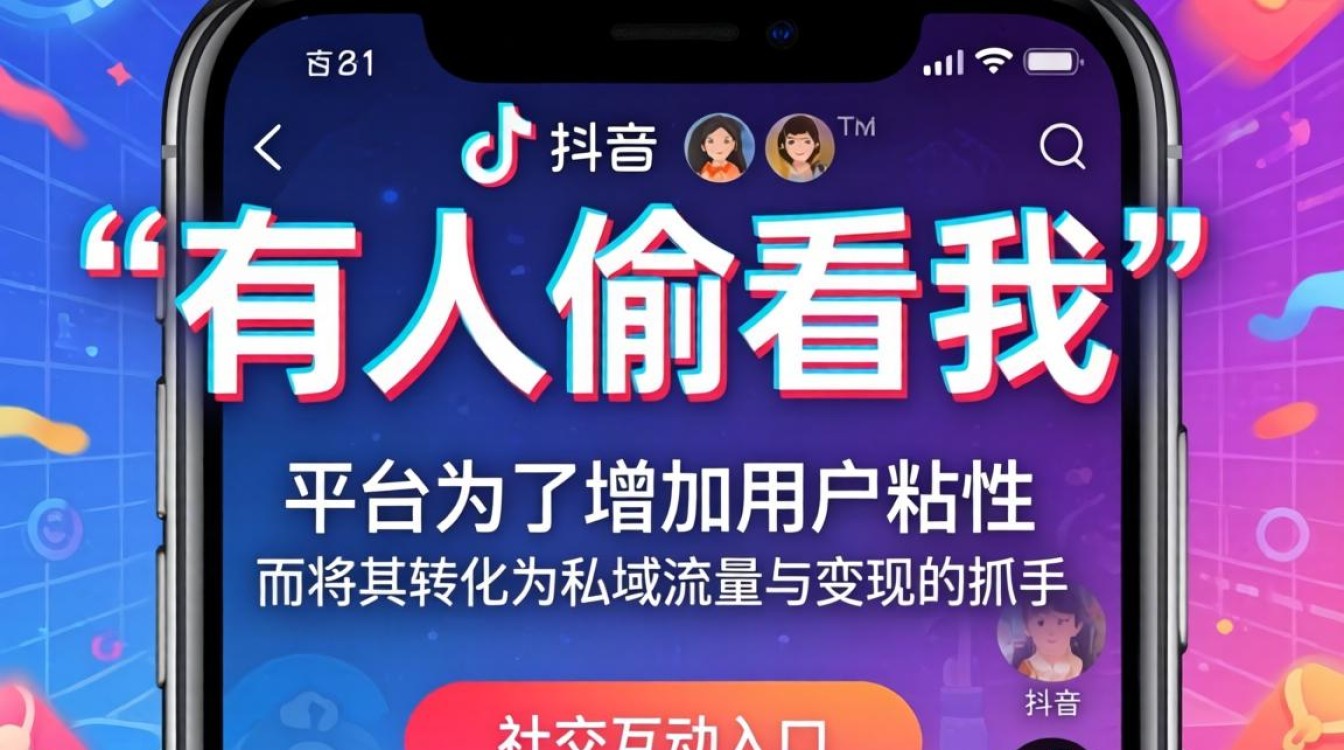 抖音怎么开通有人偷看我