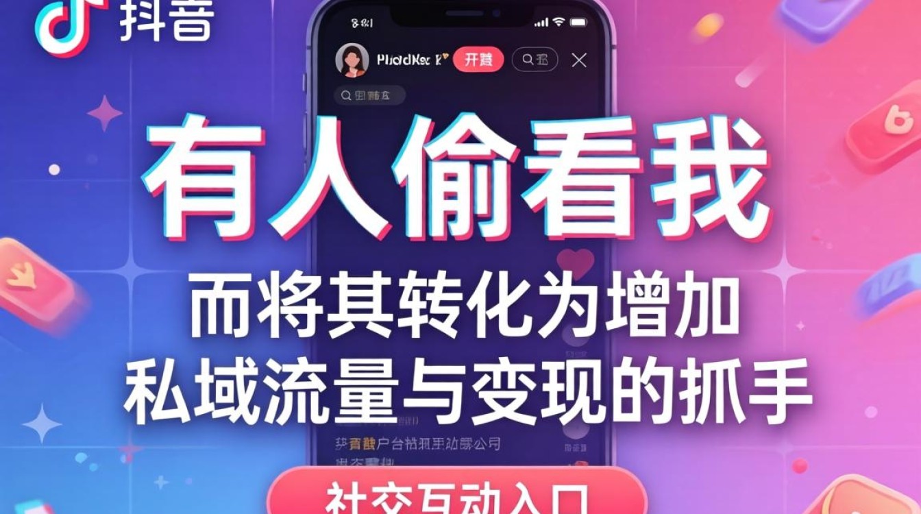 抖音怎么开通有人偷看我