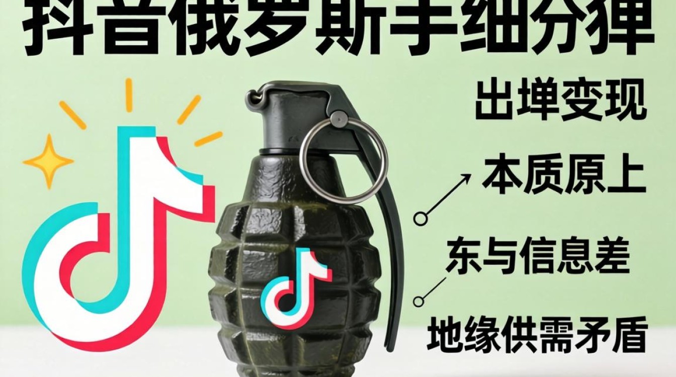 TikTok俄罗斯手榴弹出海变现完整教程