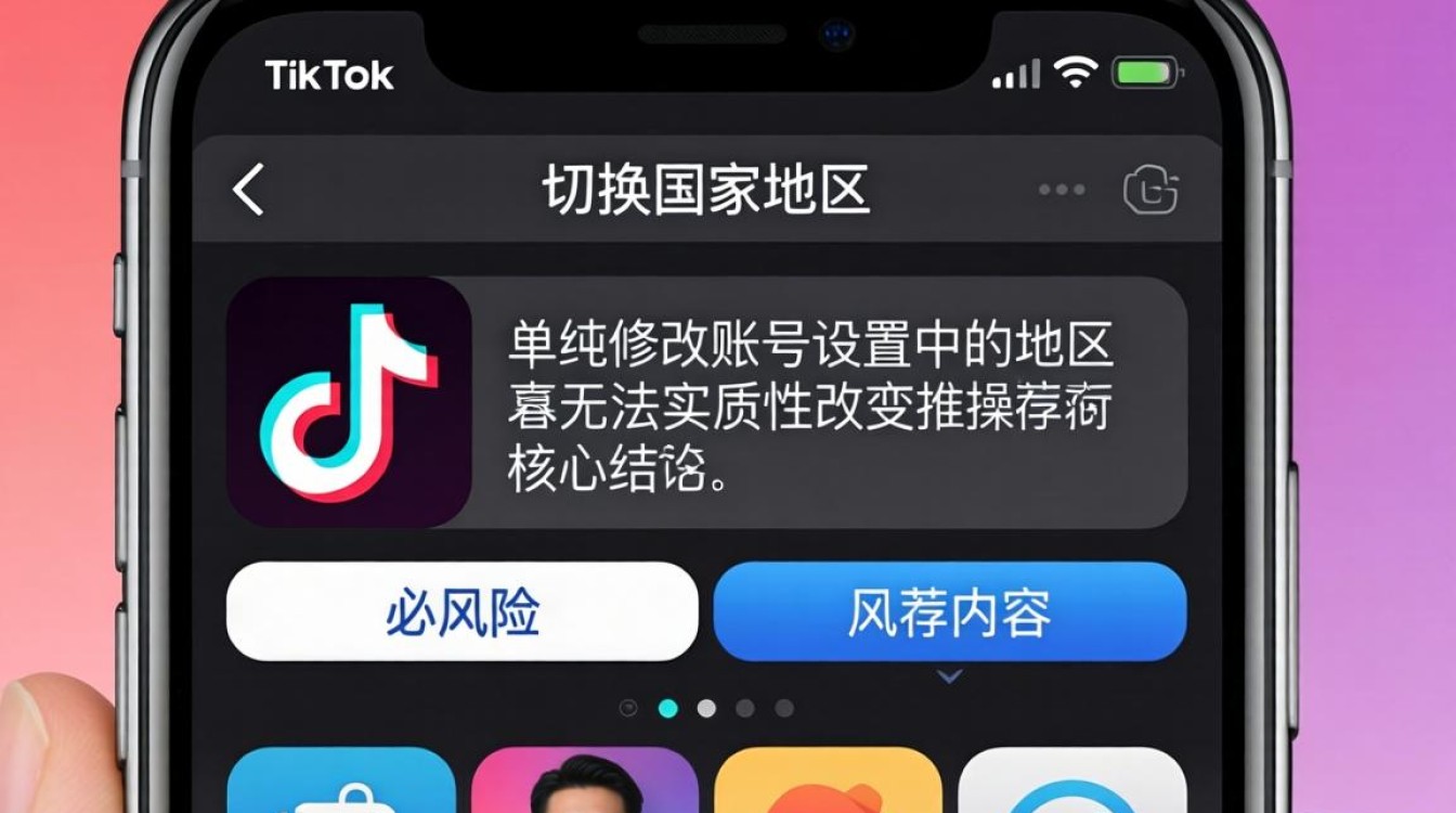 ios的tiktok切换国家怎么操作