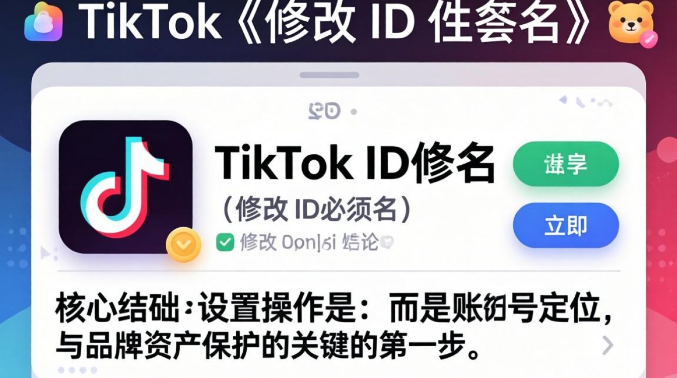 TikTok账号id怎么修改不了