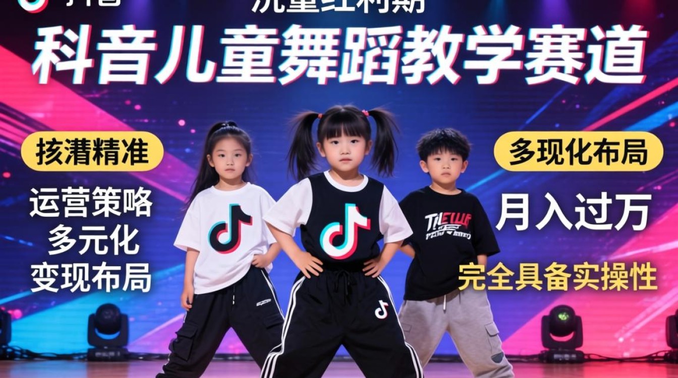 儿童跳TikTok舞蹈教学视频能赚钱吗