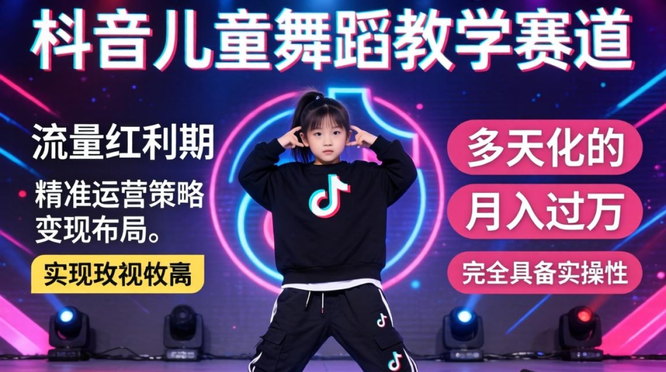 儿童跳TikTok舞蹈教学视频能赚钱吗