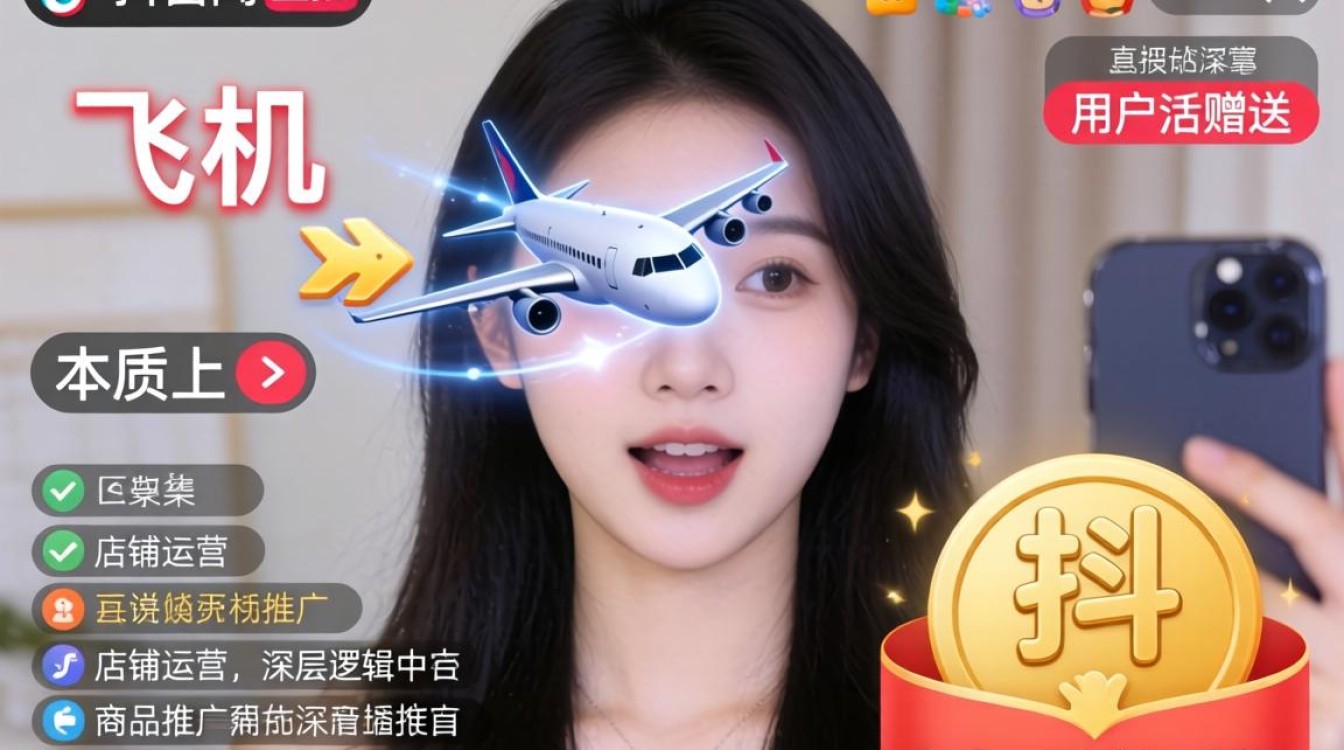抖音直播飞机礼物怎么获得