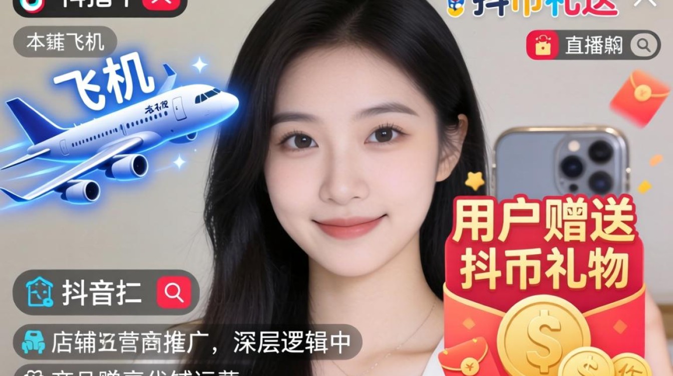 抖音直播飞机礼物怎么获得