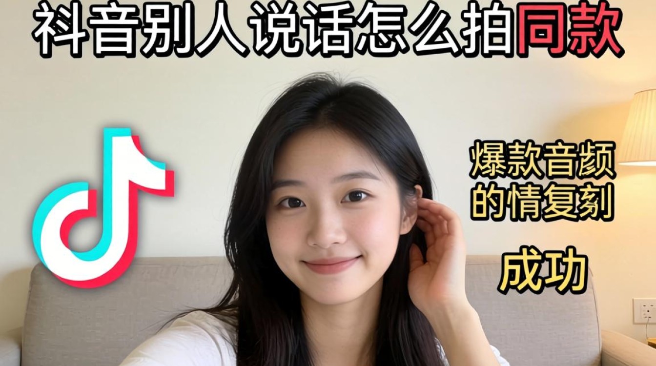抖音别人说话怎么拍同款