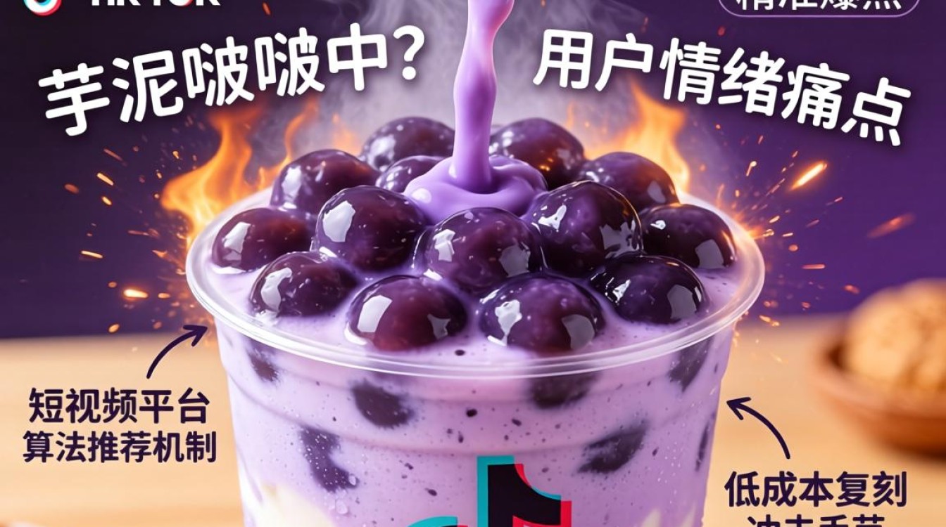 芋泥啵啵tiktok为何爆火