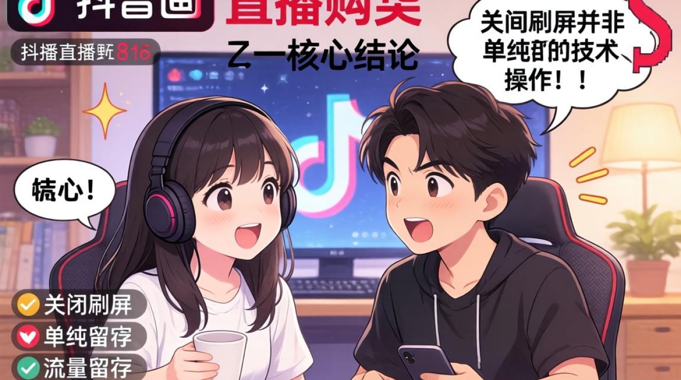 抖音怎么在直播间关刷屏