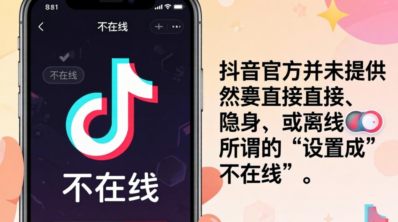 怎么设置成抖音不在线