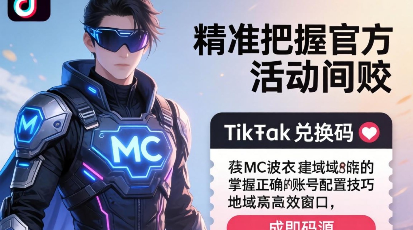 mc披风TikTok兑换码怎么用
