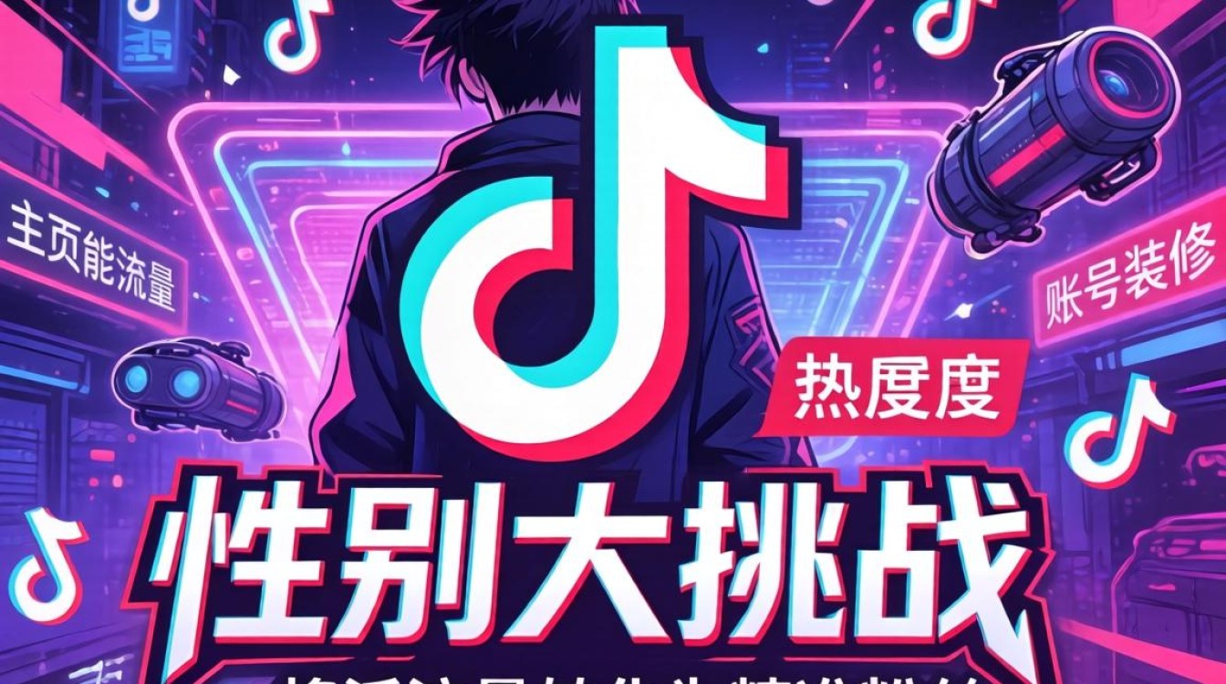 抖音性别大挑战怎么说?抖音账号装修与主页优化技巧 抖音账号装修与主页优化技巧