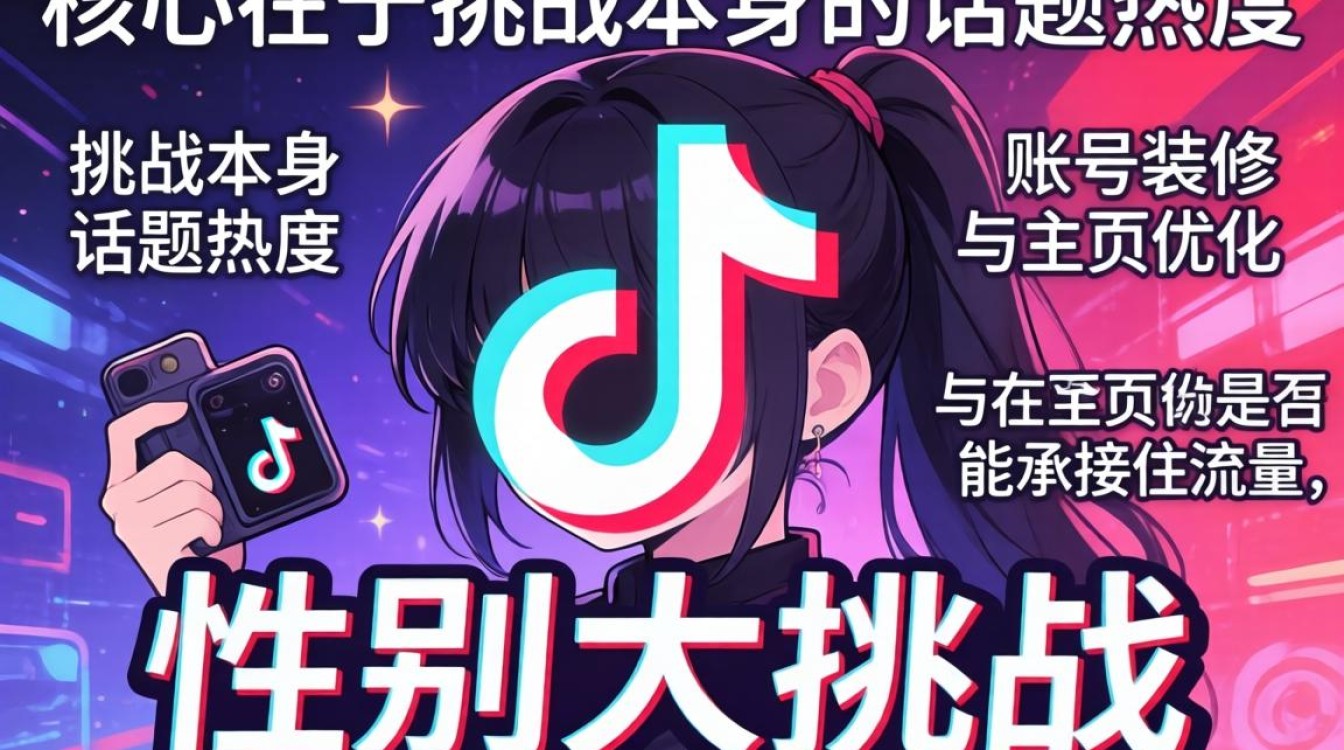 抖音性别大挑战怎么说?抖音账号装修与主页优化技巧 抖音账号装修与主页优化技巧