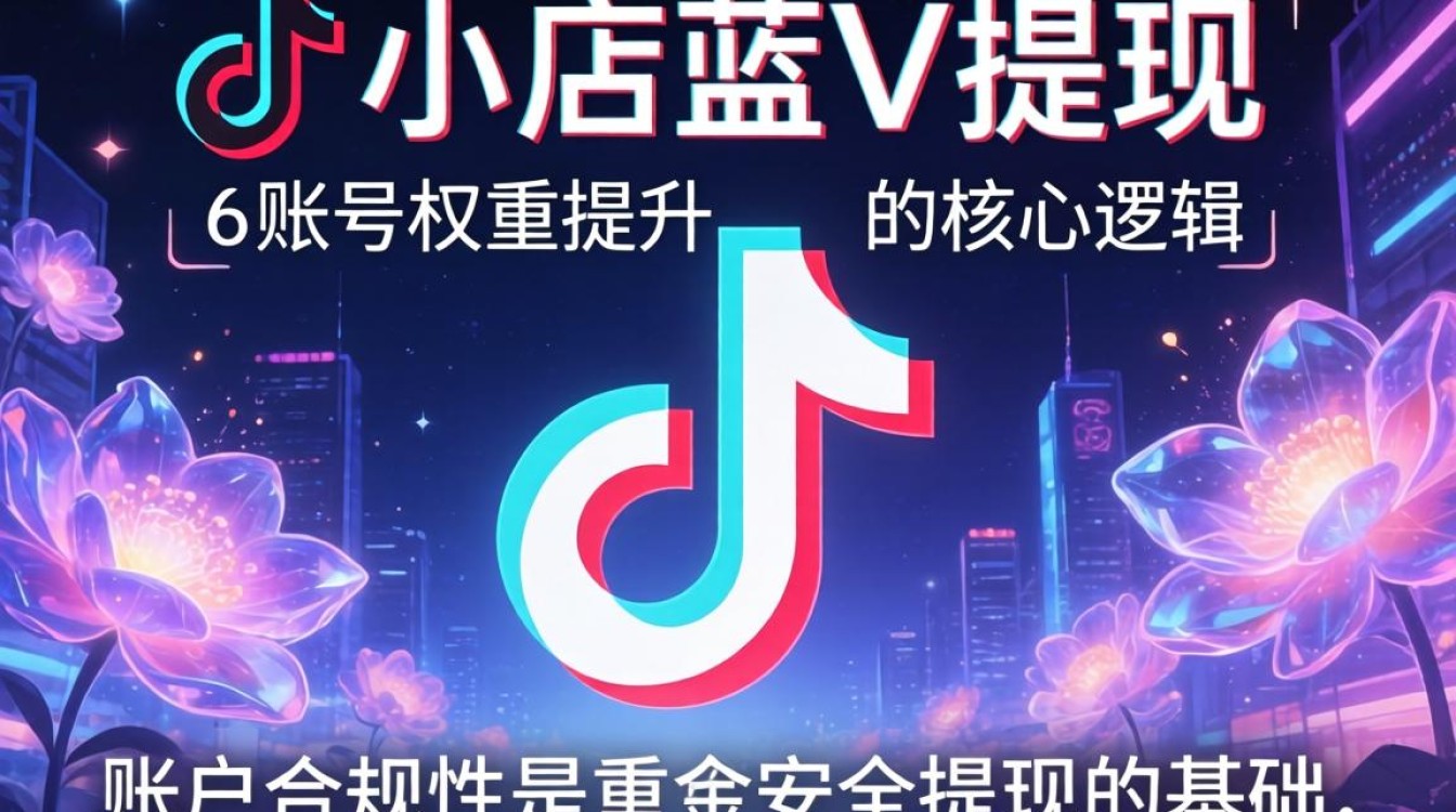 抖音小店蓝v怎么提现?蓝v账号权重如何快速提升 蓝v账号权重如何快速提升