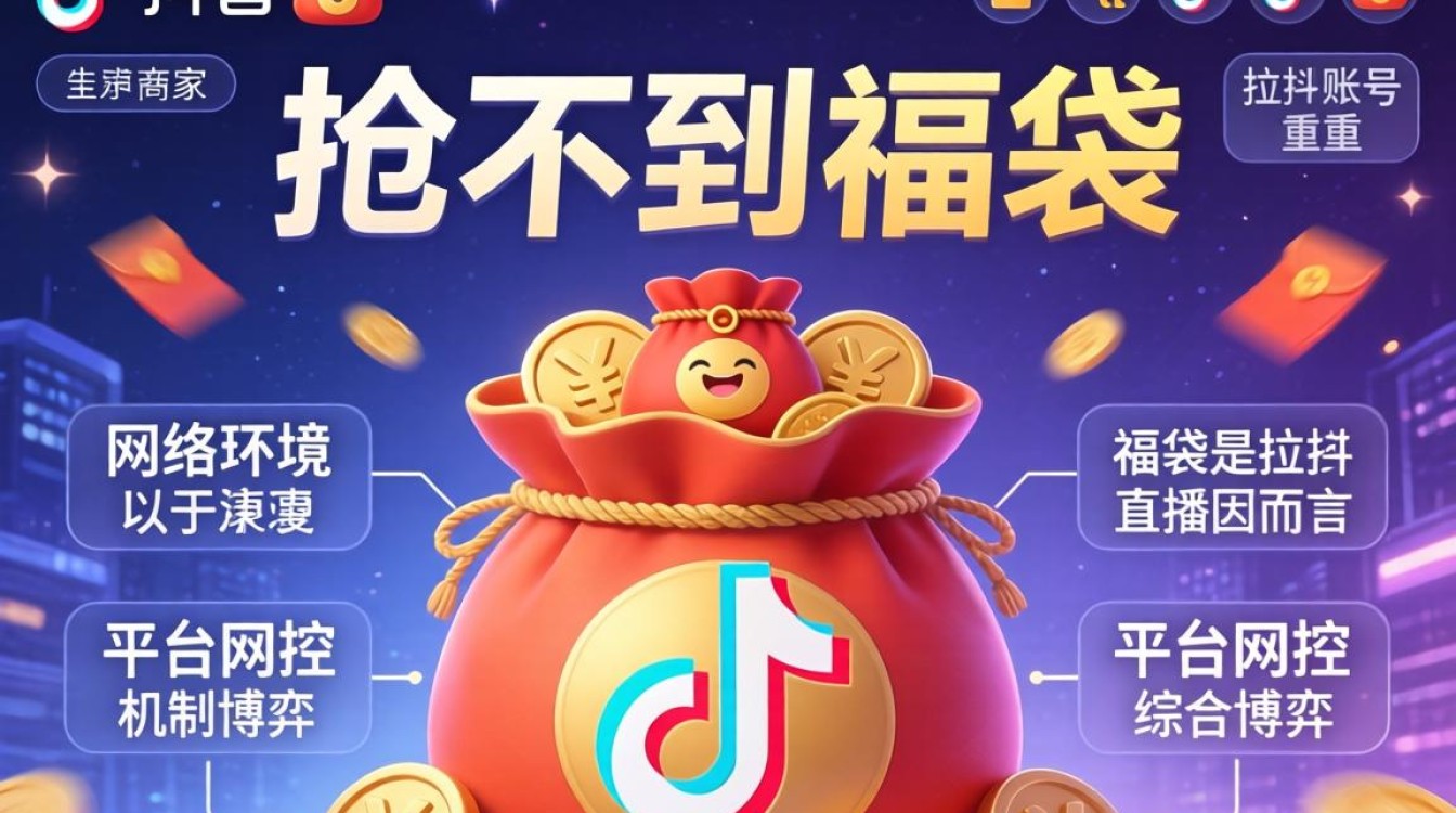 抖音我怎么抢不到福袋,抖音福袋抢不到是什么原因 抖音福袋抢不到是什么原因