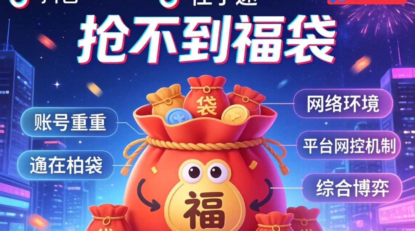 抖音我怎么抢不到福袋,抖音福袋抢不到是什么原因 抖音福袋抢不到是什么原因