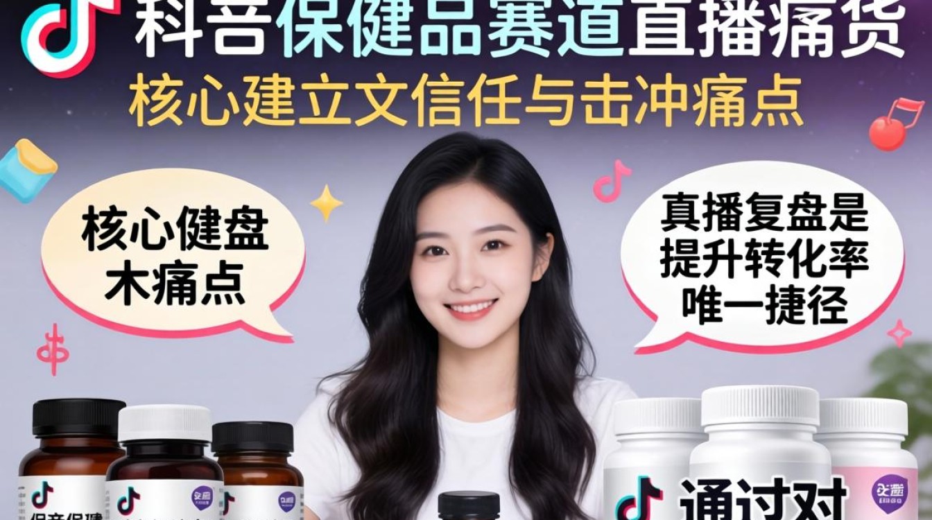 直播复盘保健品tiktok素材怎么做
