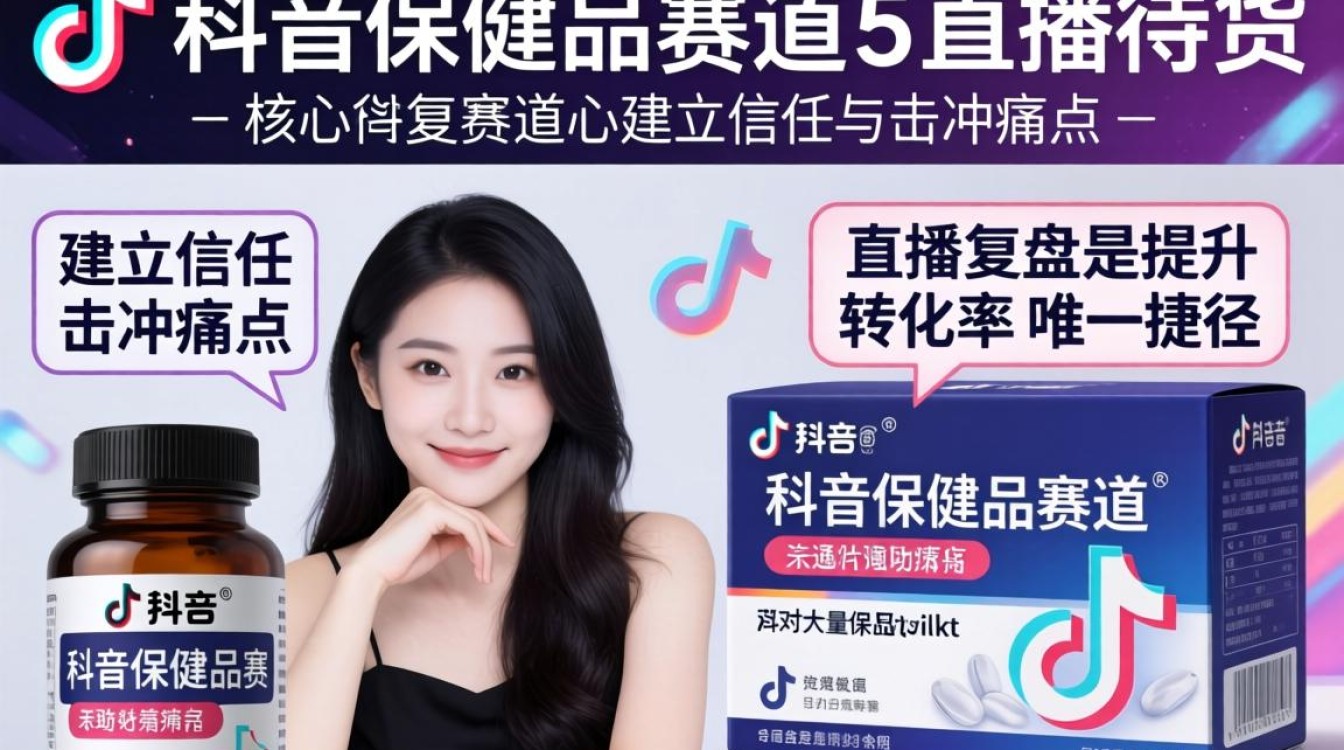 直播复盘保健品tiktok素材怎么做