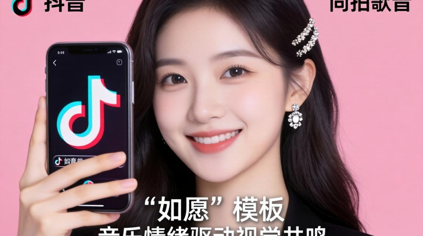 抖音如愿怎么和歌词同拍