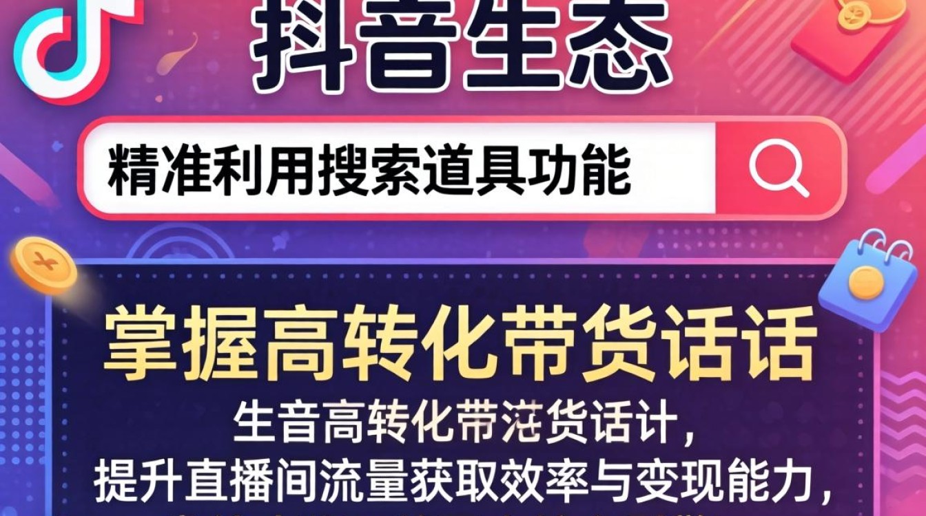 抖音里搜索道具怎么搜?抖音带货话术与转化技巧详解 抖音带货话术与转化技巧详解