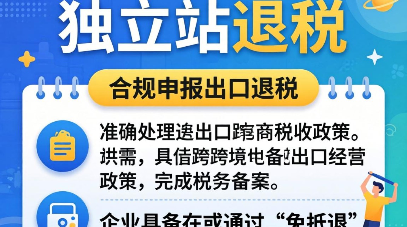做独立站怎么退税?独立站出口退税需要满足什么条件 独立站出口退税需要满足什么条件