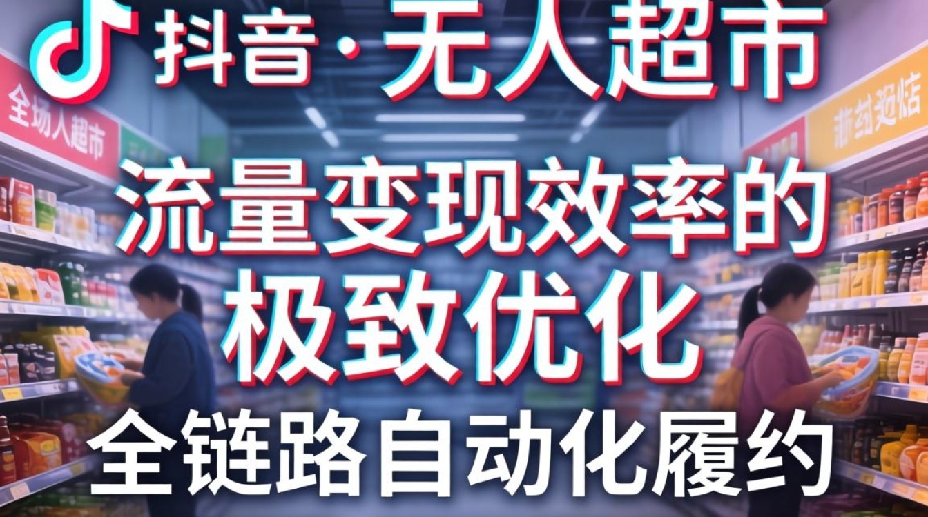 抖音无人超市怎么做的?揭秘商业化持续收入技巧 揭秘商业化持续收入技巧