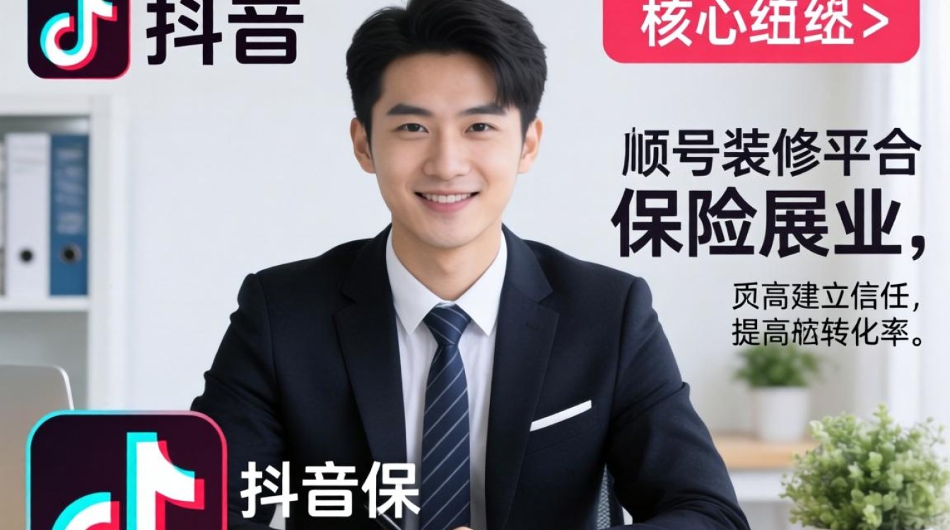 抖音保险账号如何装修优化