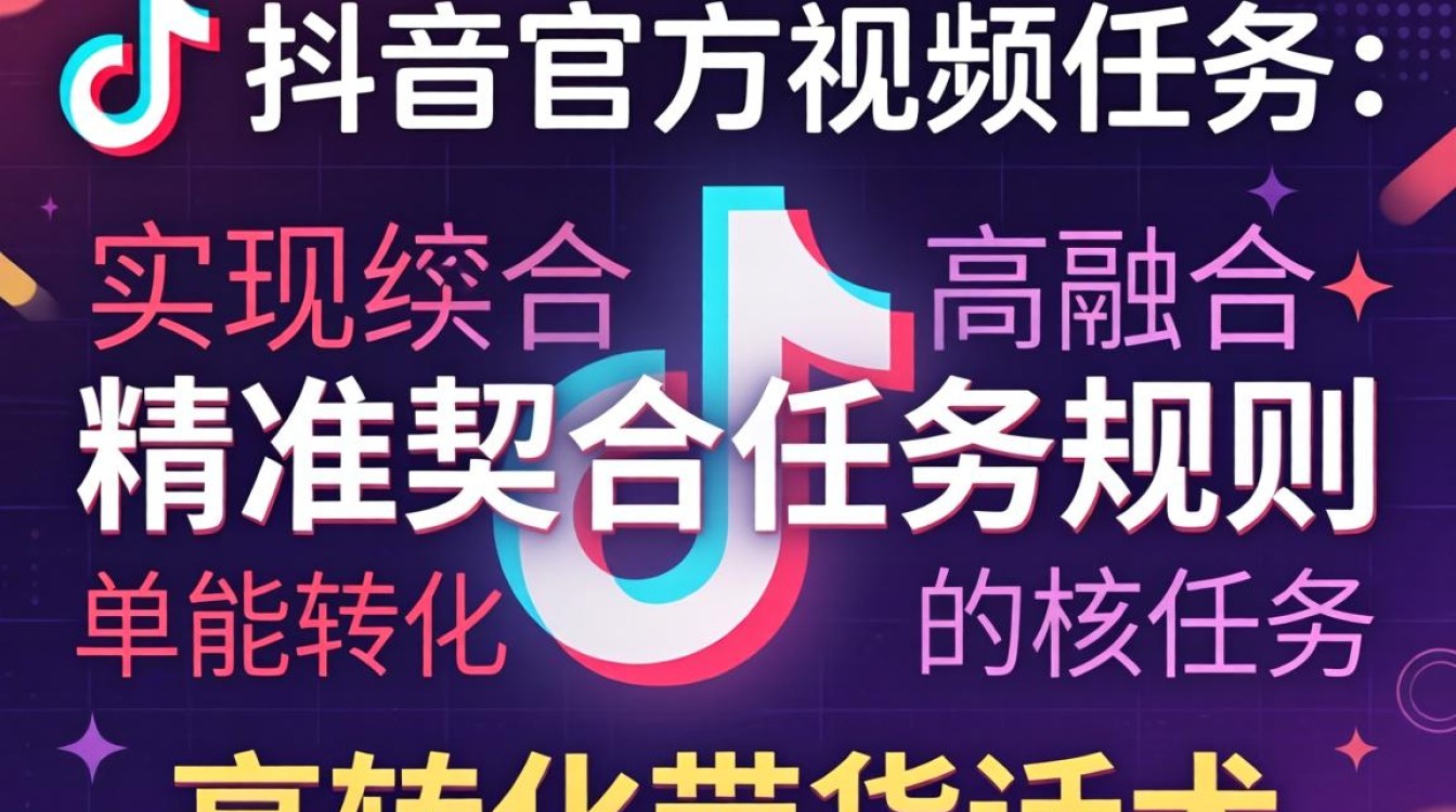 抖音官方视频任务怎么做?带货话术与转化技巧详解 抖音官方视频任务怎么做