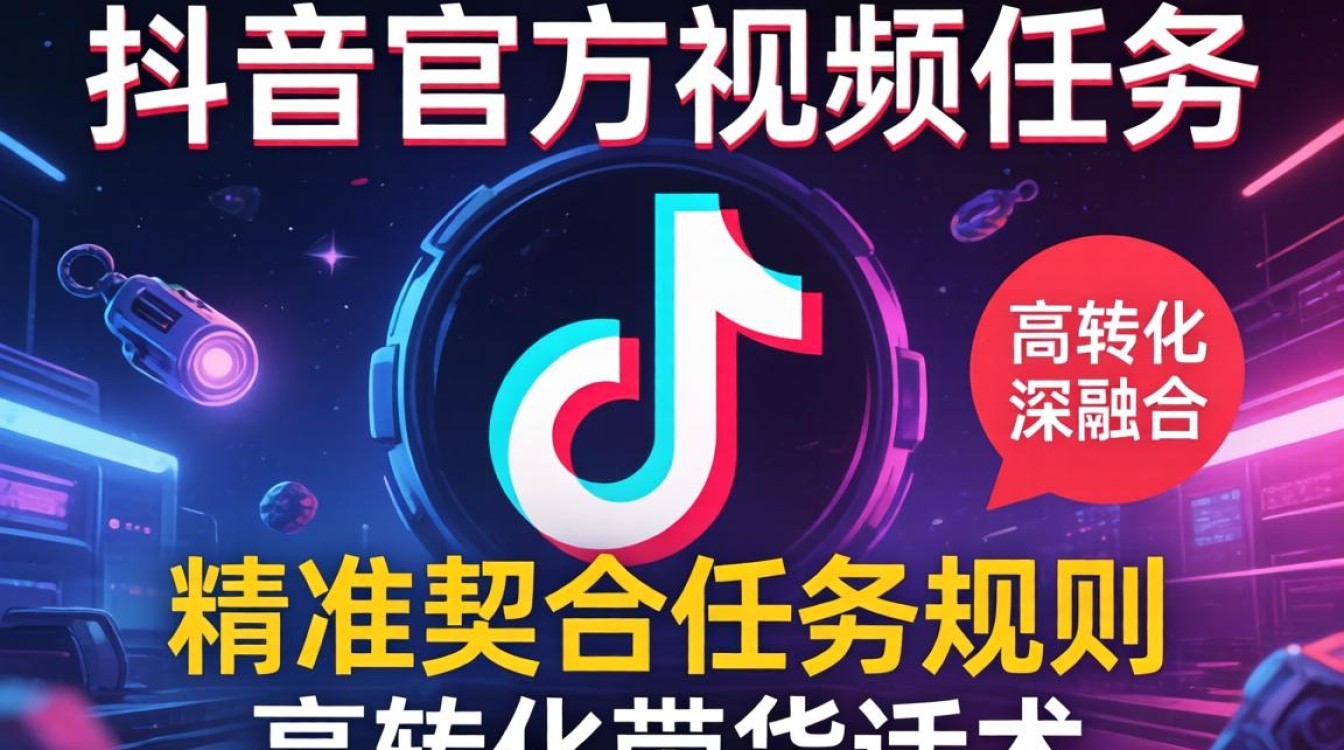 抖音官方视频任务怎么做?带货话术与转化技巧详解 抖音官方视频任务怎么做