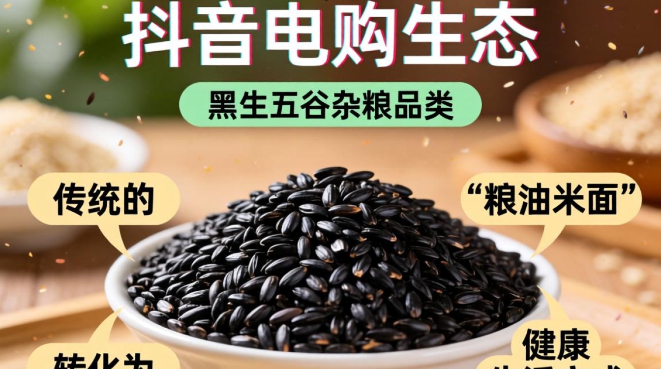 抖音上怎么介绍黑米产品